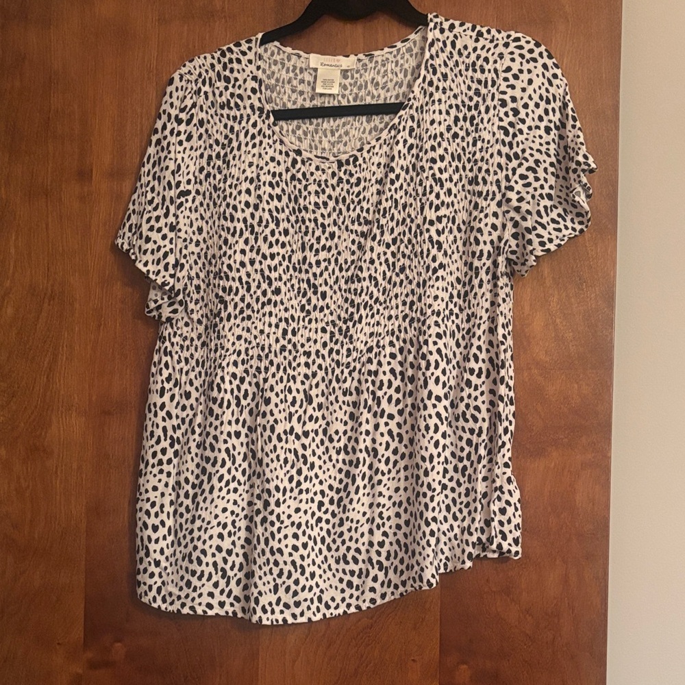 URBAN Romantics Monochrome Patterned Blouse